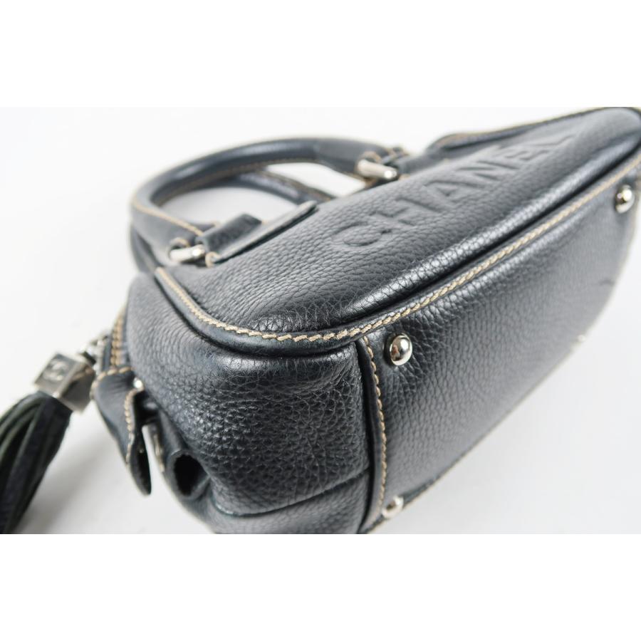 CHANEL（シャネル） 【美品】CHANEL キャビアスキン フリンジ 