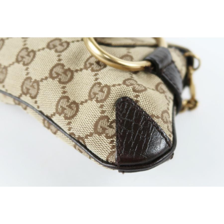 GGキャンバス 【美品】GUCCI グッチ ビット金具 チェーンショルダー