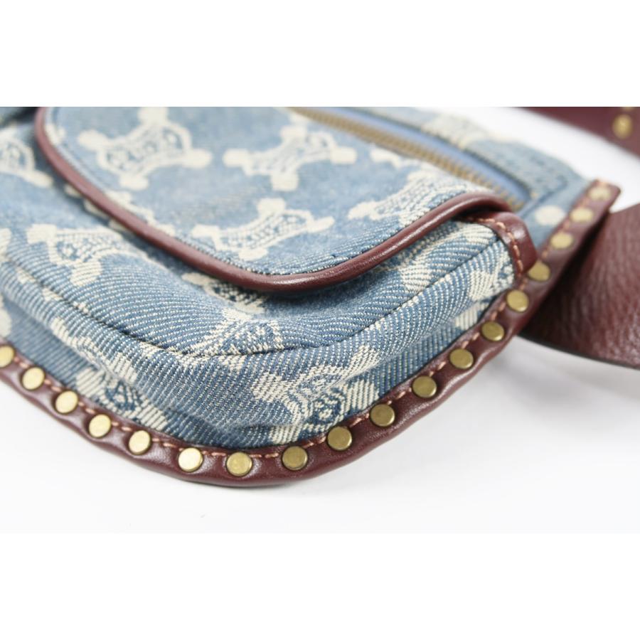 CELINE（セリーヌ） 【超美品】CELINE デニム ウエストポーチ バッグ