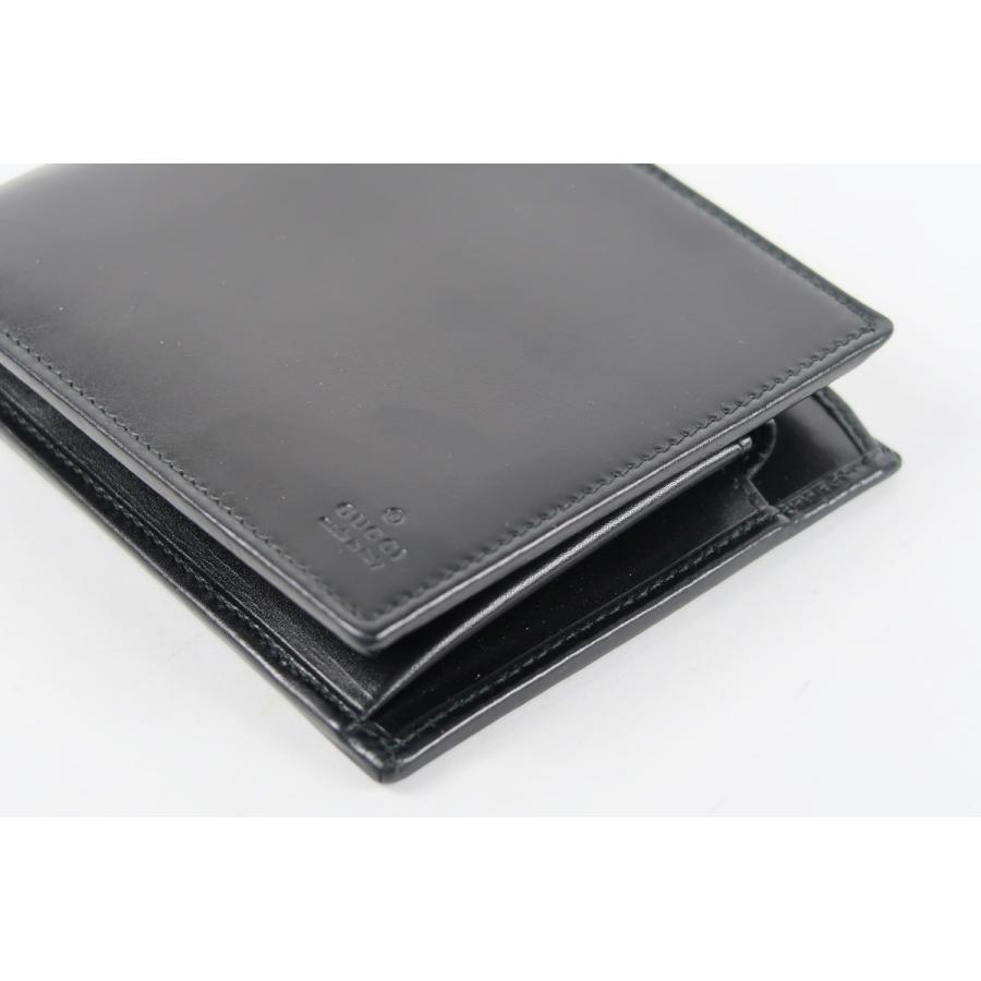 GUCCI（グッチ） 【新品同様・未使用】GUCCI 二つ折り財布 ブラック