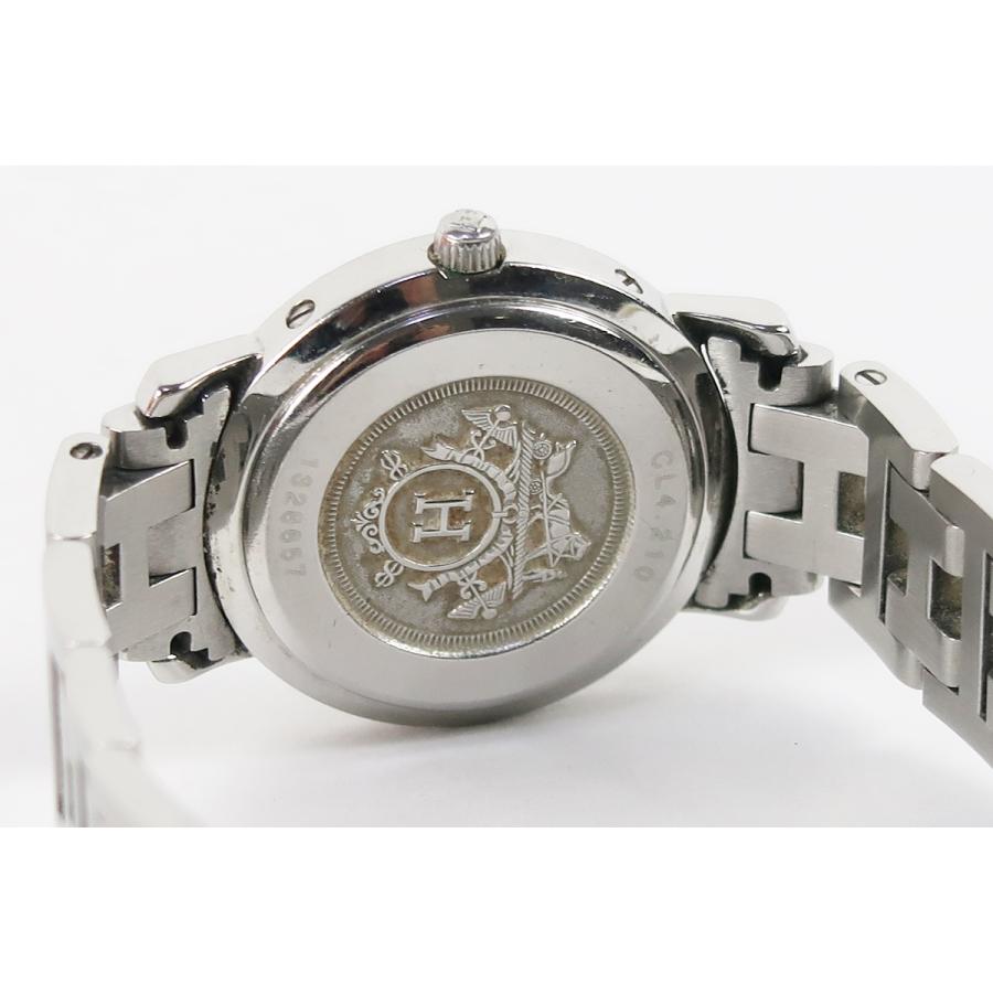HERMES（エルメス） 【美品】HERMES クリッパー CL4.210 腕時計 黒文字