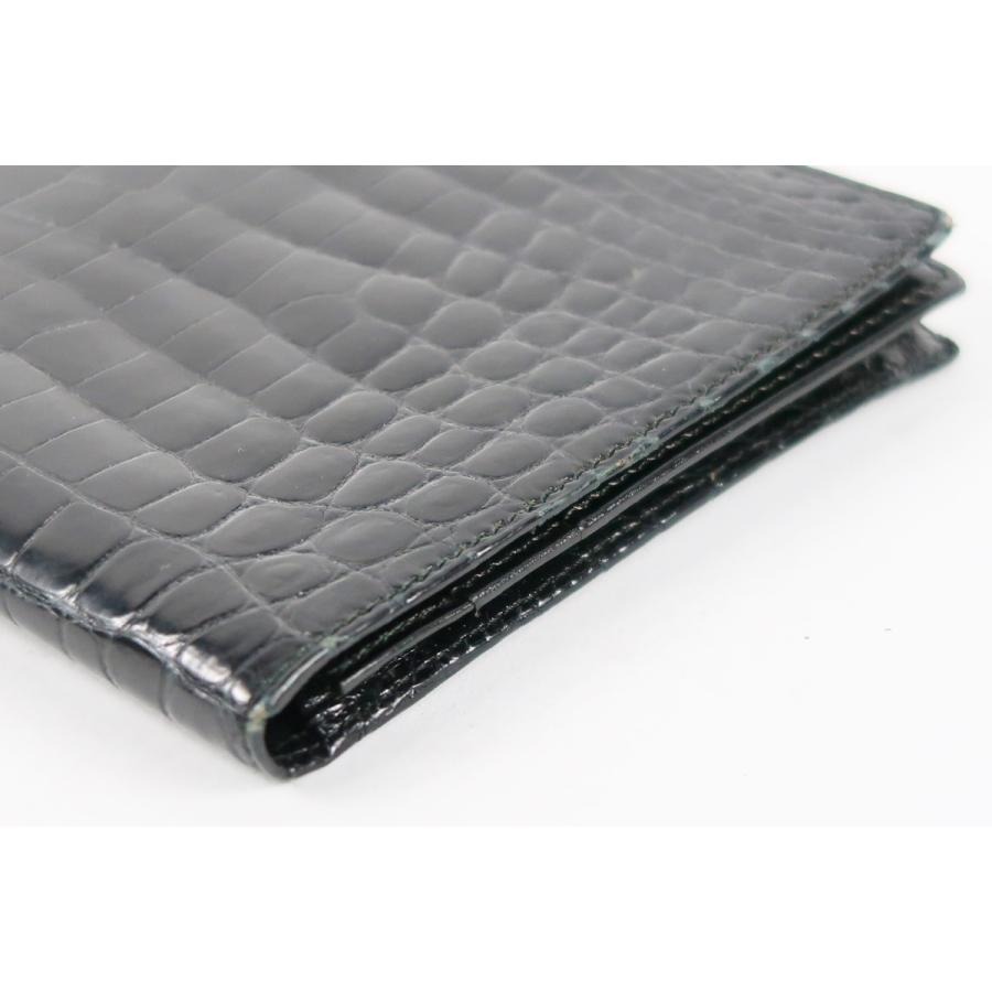 CELINE（セリーヌ） 【美品】CELINE クロコダイル 札入れ 二つ折り長