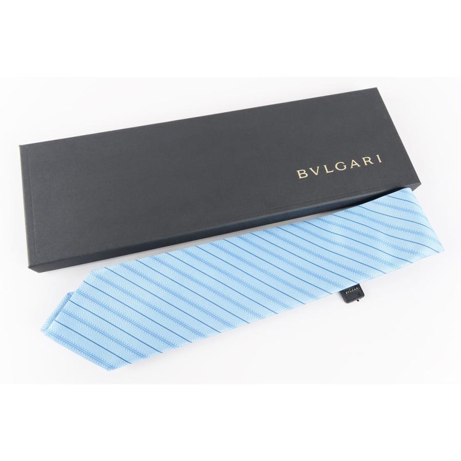 ✨️新品箱付き✨️ BVLGARI ブルガリ ネクタイ ハイブランド ブルー BVLGARI（ブルガリ） 【新品同様・未使用】BVLGARI ネクタイ シルク100