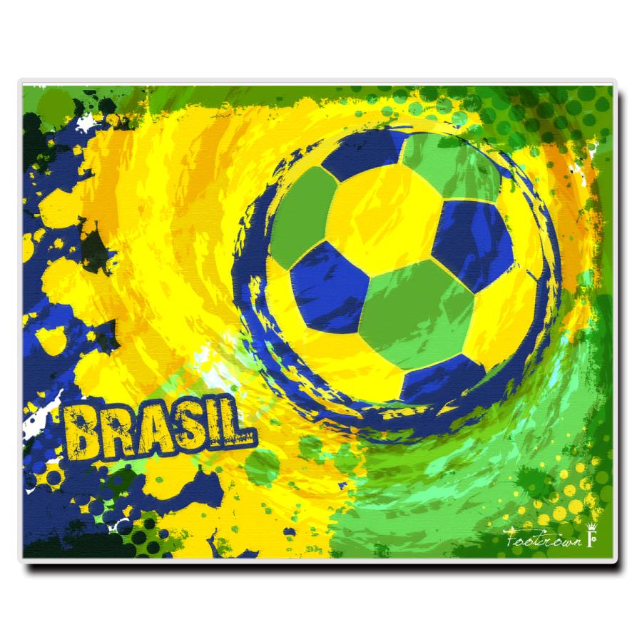 アートパネル インテリア ブラジル イラスト 子供部屋 サッカー グッズ スパイク ボール キャンバス パネル 絵画 おしゃれ かっこいい Fc P009 Brave Sports 通販 Yahoo ショッピング