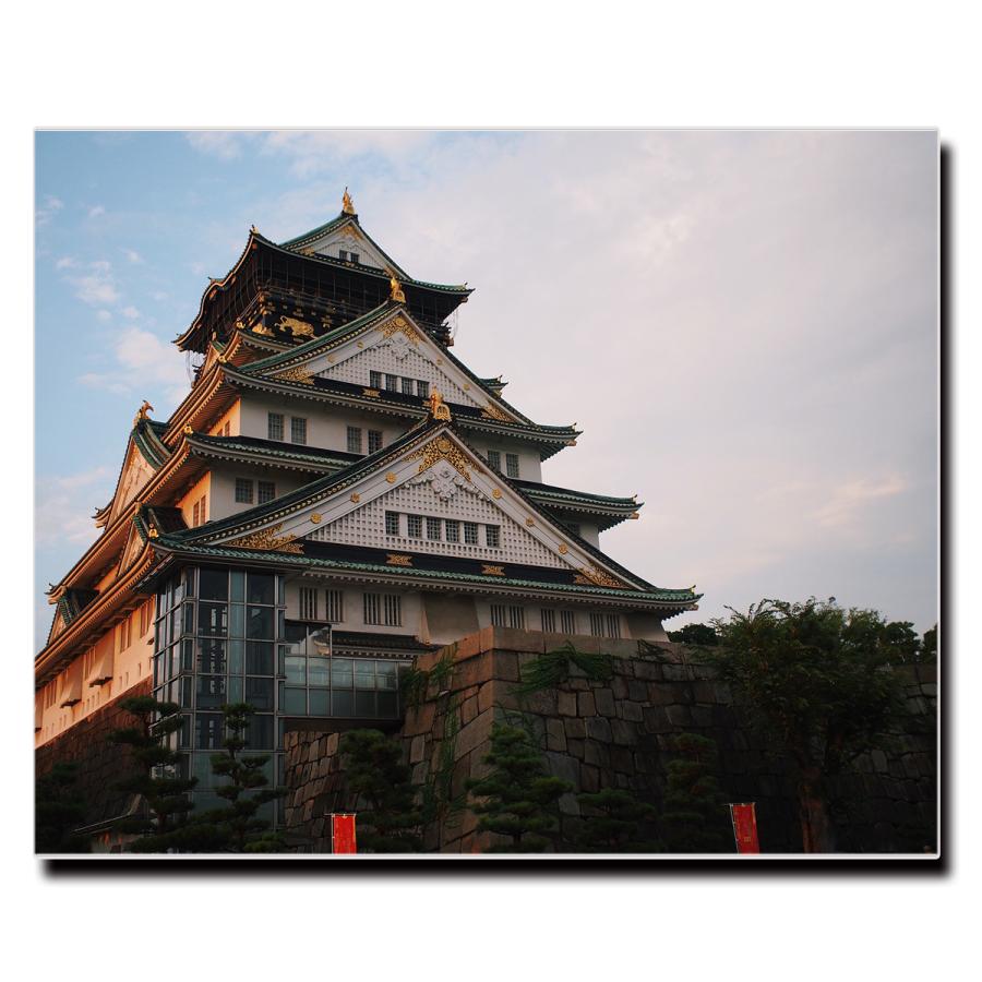 アートパネル インテリア 大阪城 城 キャンバス ファブリック パネル 絵画 かわいい おしゃれ Lif P1 デザプリ オリジナルデザインプリントグッズ 通販 Yahoo ショッピング