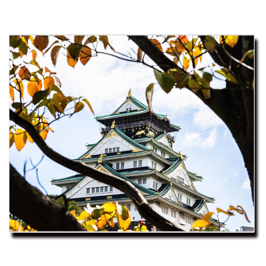 アートパネル インテリア 大阪城 城 キャンバス ファブリック パネル 絵画 かわいい おしゃれ Lif P1 デザプリ オリジナルデザインプリントグッズ 通販 Yahoo ショッピング