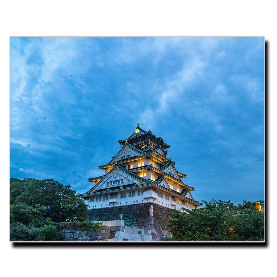 アートパネル インテリア 大阪城 城 キャンバス ファブリック パネル 絵画 かわいい おしゃれ Lif P1 デザプリ オリジナルデザインプリントグッズ 通販 Yahoo ショッピング