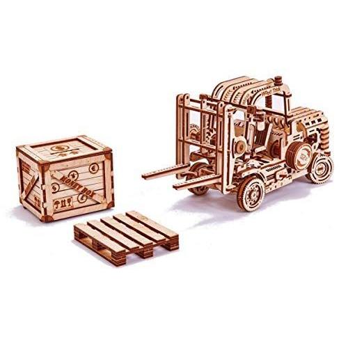 現金特価 Wood Trick ウッドトリック フォークリフト 自走する3dウッドパズル 木製模型 日本最大級 Atempletonphoto Com