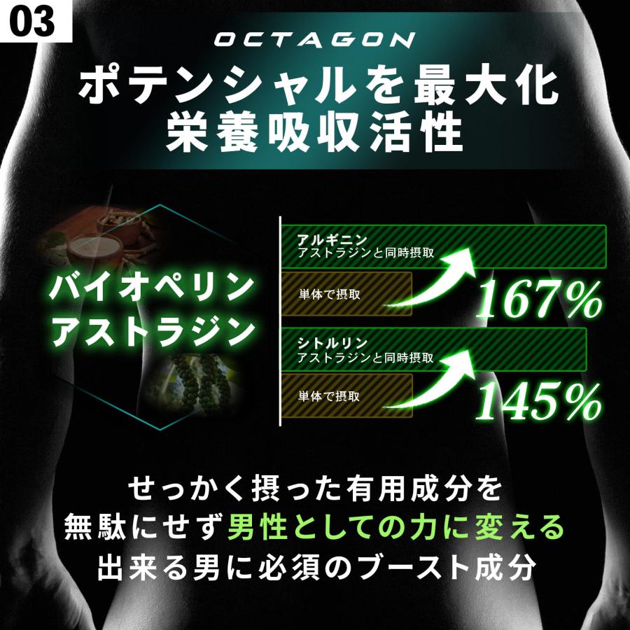 公式】OCTAGON オクタゴン 30日分 テストフェン PHYSTA アストラジン