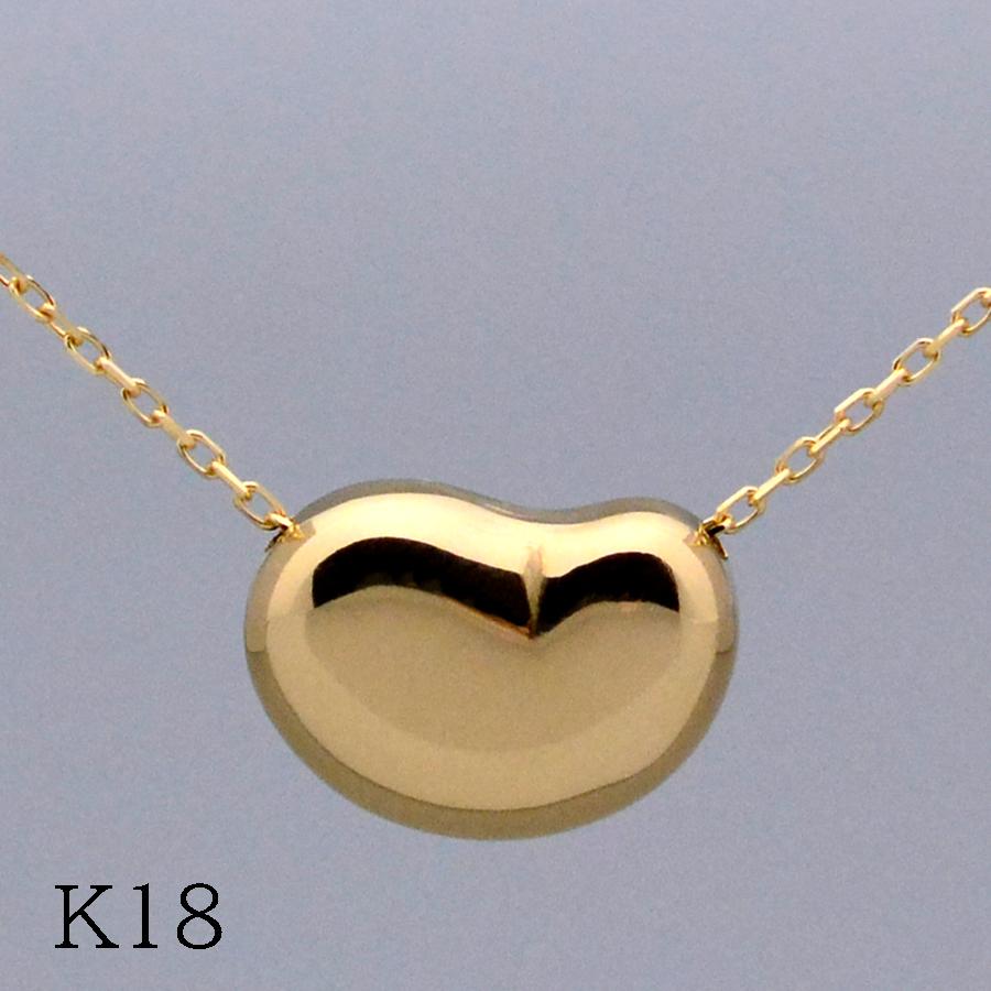 ビーンズスルーネックレス K18イエローゴールド13mm : CASHO - 通販