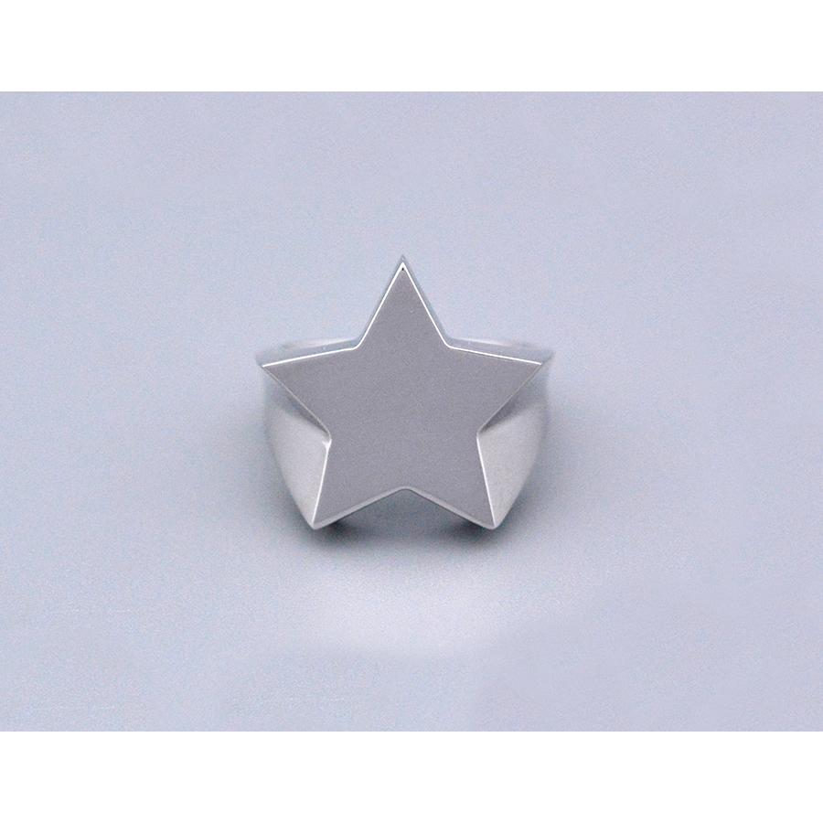 スターシグネットリングLサイズ シルバーSILVER 925 : CASHO - 通販