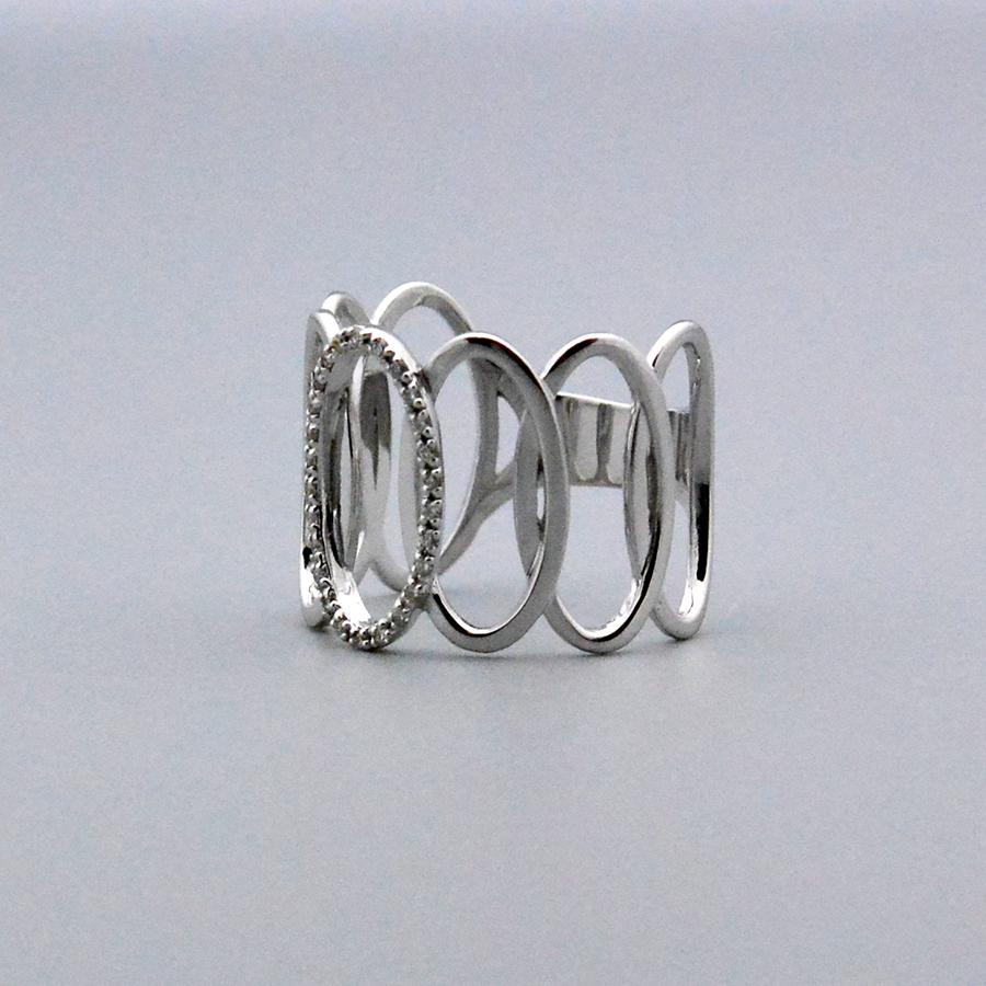 オーバルマウンテンレースリングダイヤモンドK10K18PT950