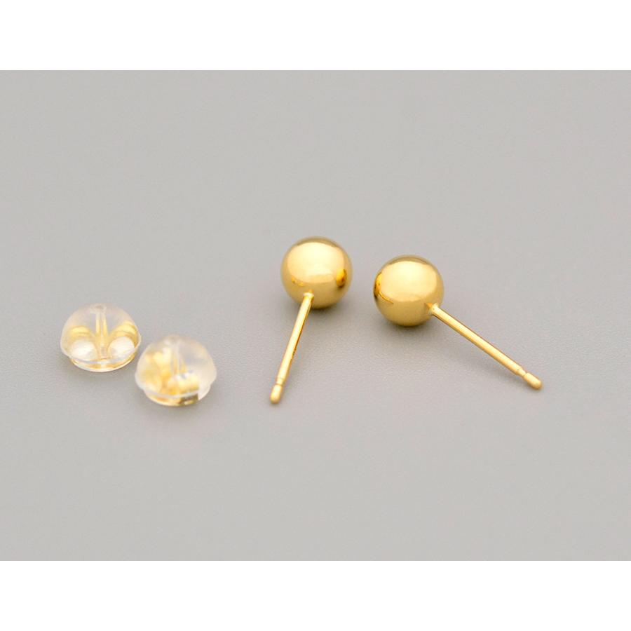 ボールタッドピアス5mmホワイトゴールド ピンクゴールド イエロー
