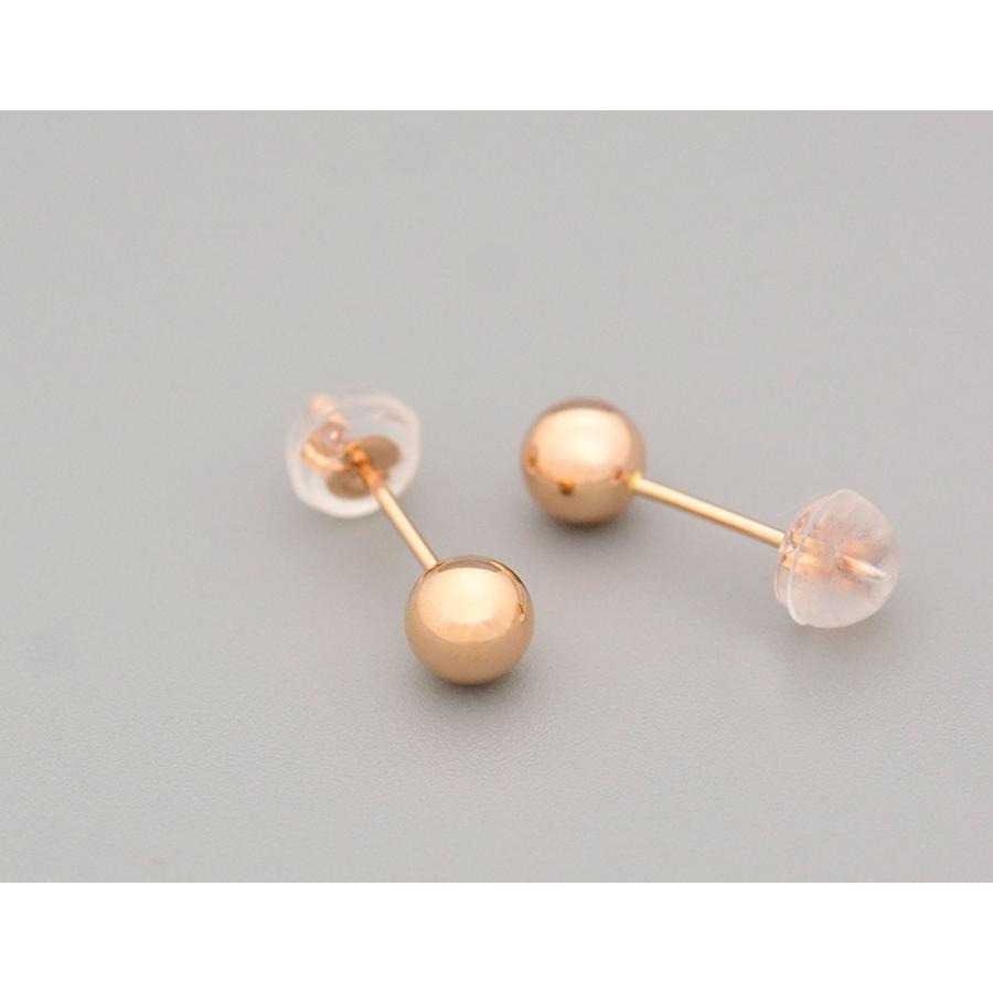 ボールタッドピアス5mmホワイトゴールド ピンクゴールド イエロー