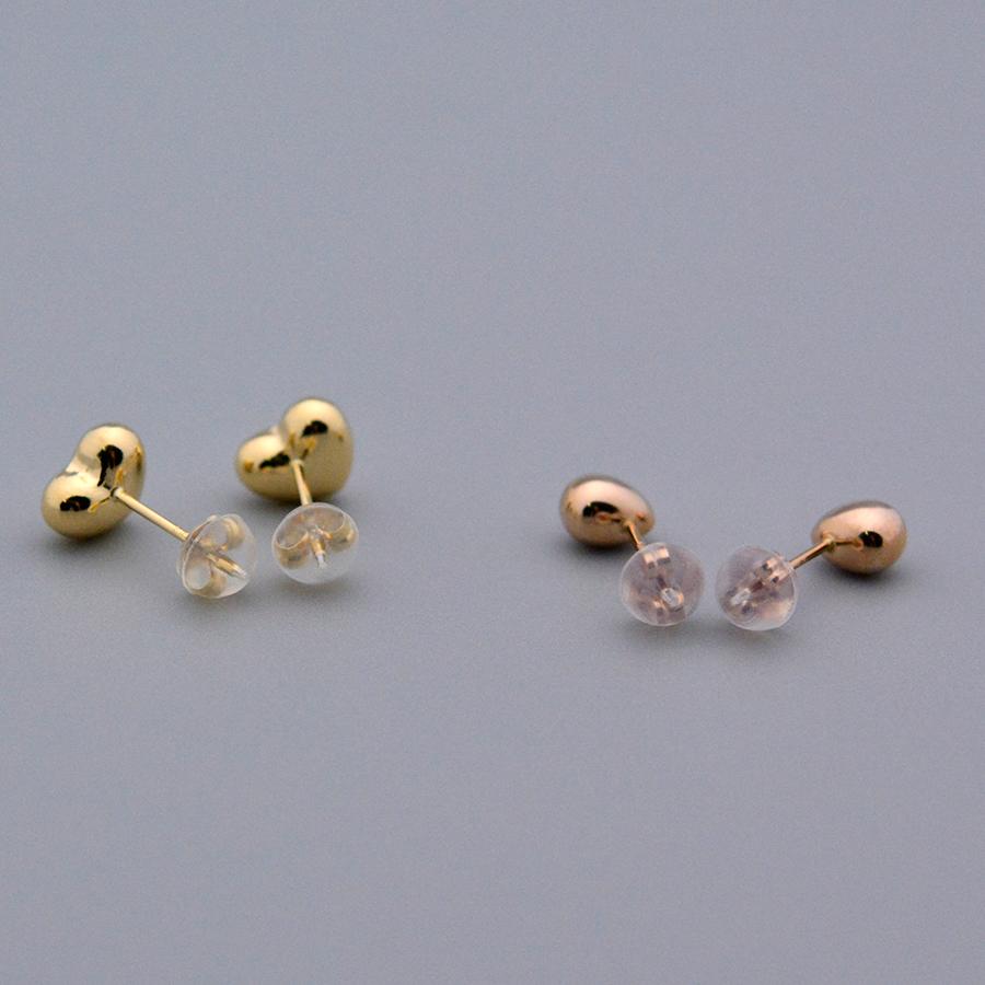 落としにくいキャッチ】K18 pt900 ステンレス ダブルロックキャッチ