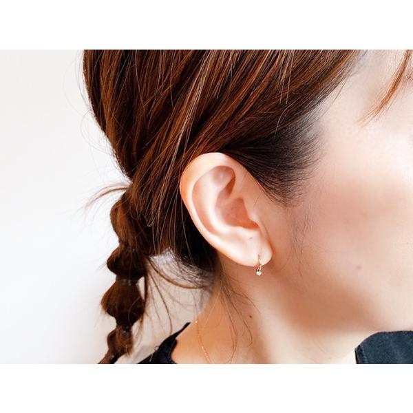 シンデレラハイヒール ダイヤモンドピアスショートテールアメリカン