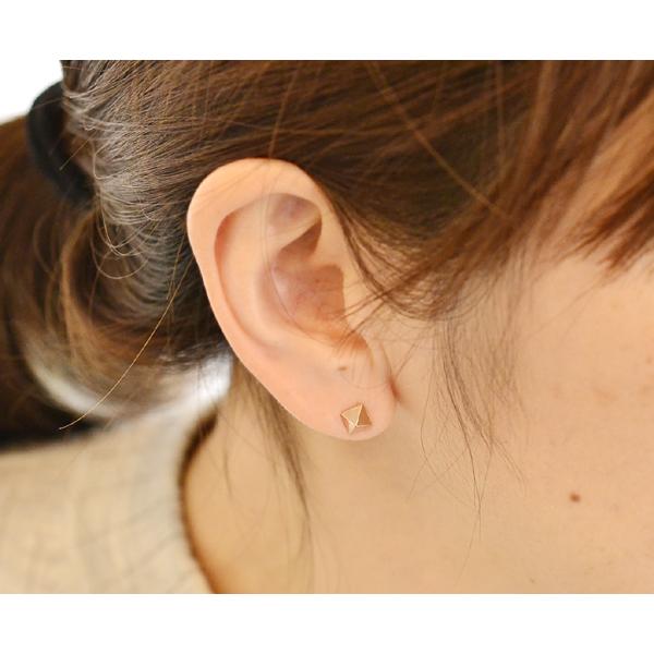 ete K18ゴールド スタッドピアス 小さめ ピアス ゴールドピアス スタッドピアス 18金 K18 18k アクセサリー