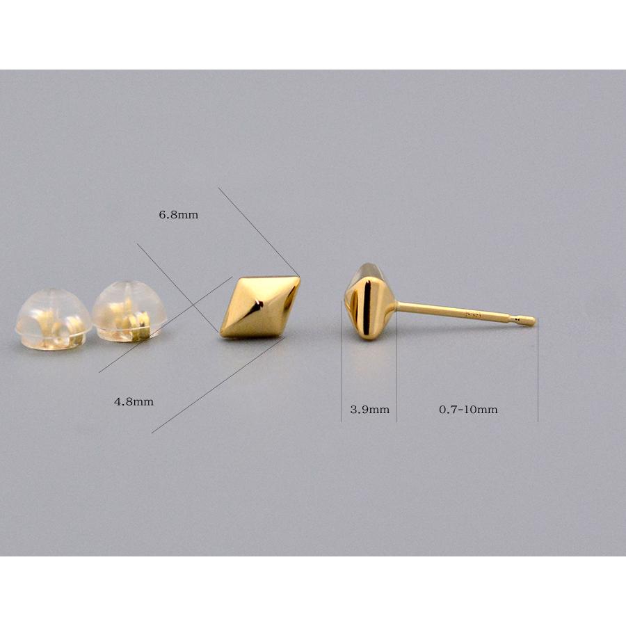 Love single stud earring イエローゴールド　ピアス Love single stud earring イエローゴールド ピアス Love single stud