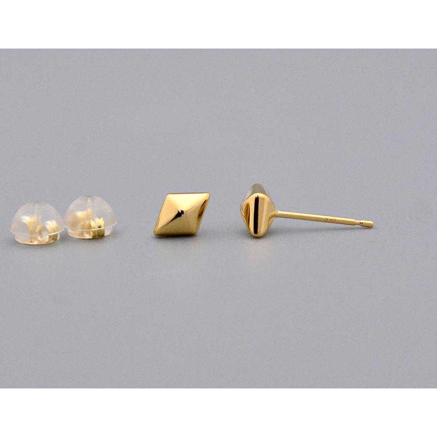 スタッズピアスPT900プラチナK18 ピンクゴールド イエローゴールド