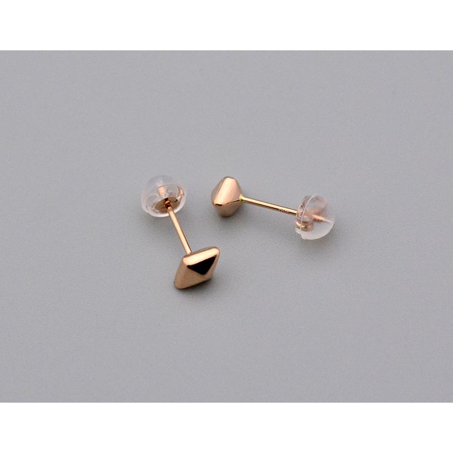 スタッズピアスPT900プラチナK18 ピンクゴールド イエローゴールド