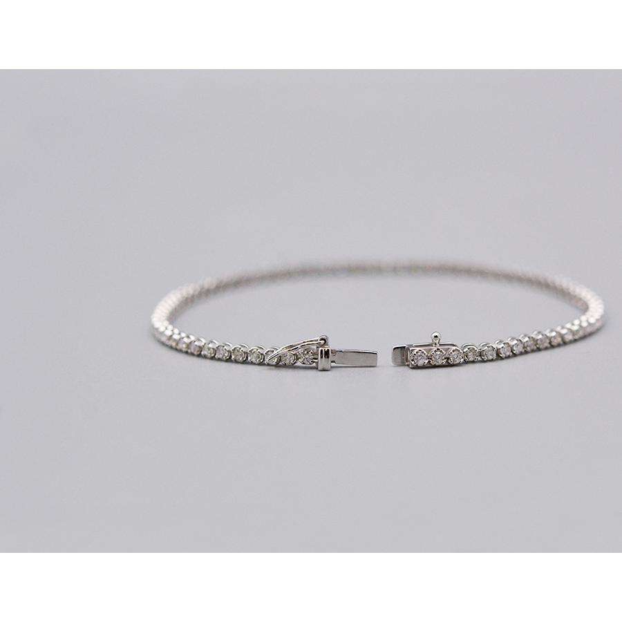 テニスブレスレットフルエタニティーpt900 プラチナダイヤモンド1.00