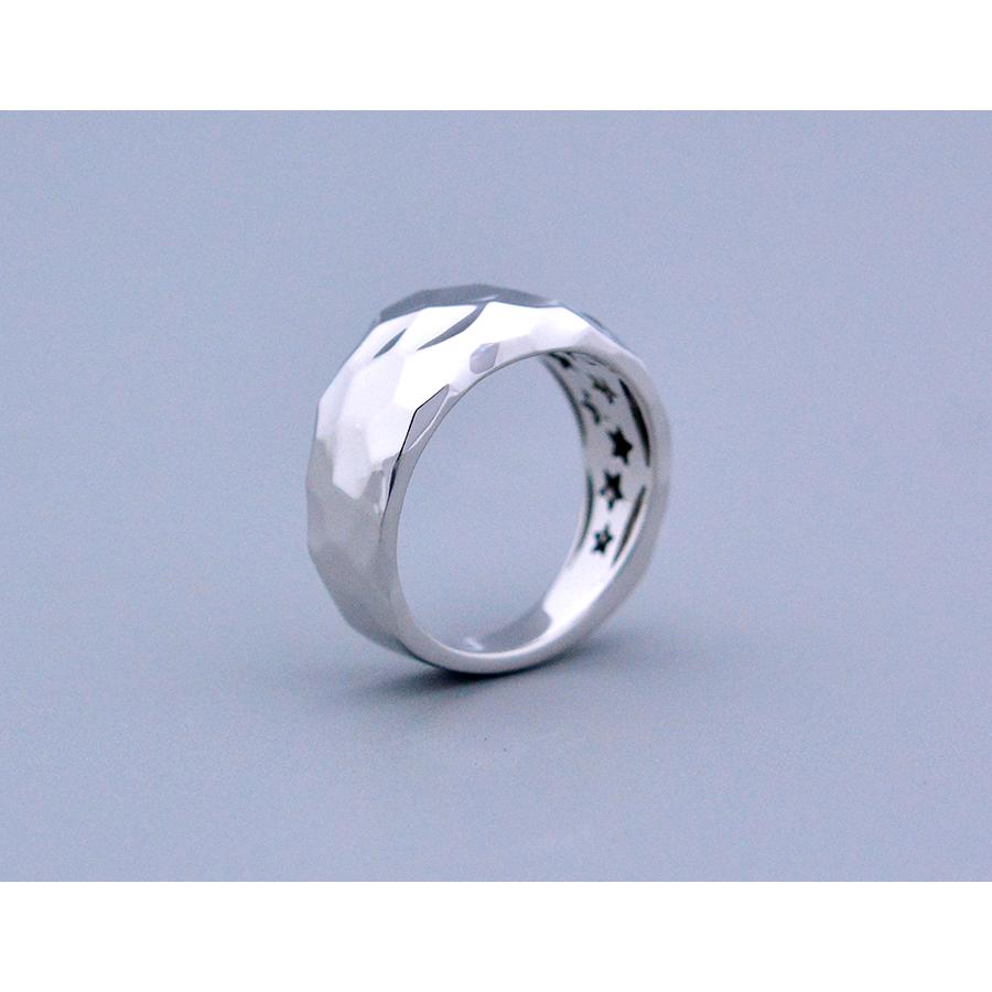シルバー925 ハンマードリング　メンズ指輪 楽天市場】槌目 平打ち シルバー リング 指輪 13〜31号 メンズ