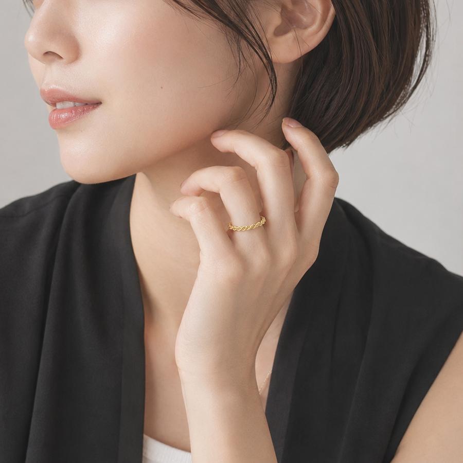 チェーンリングロープクラシックK18YGイエローゴールドの画像