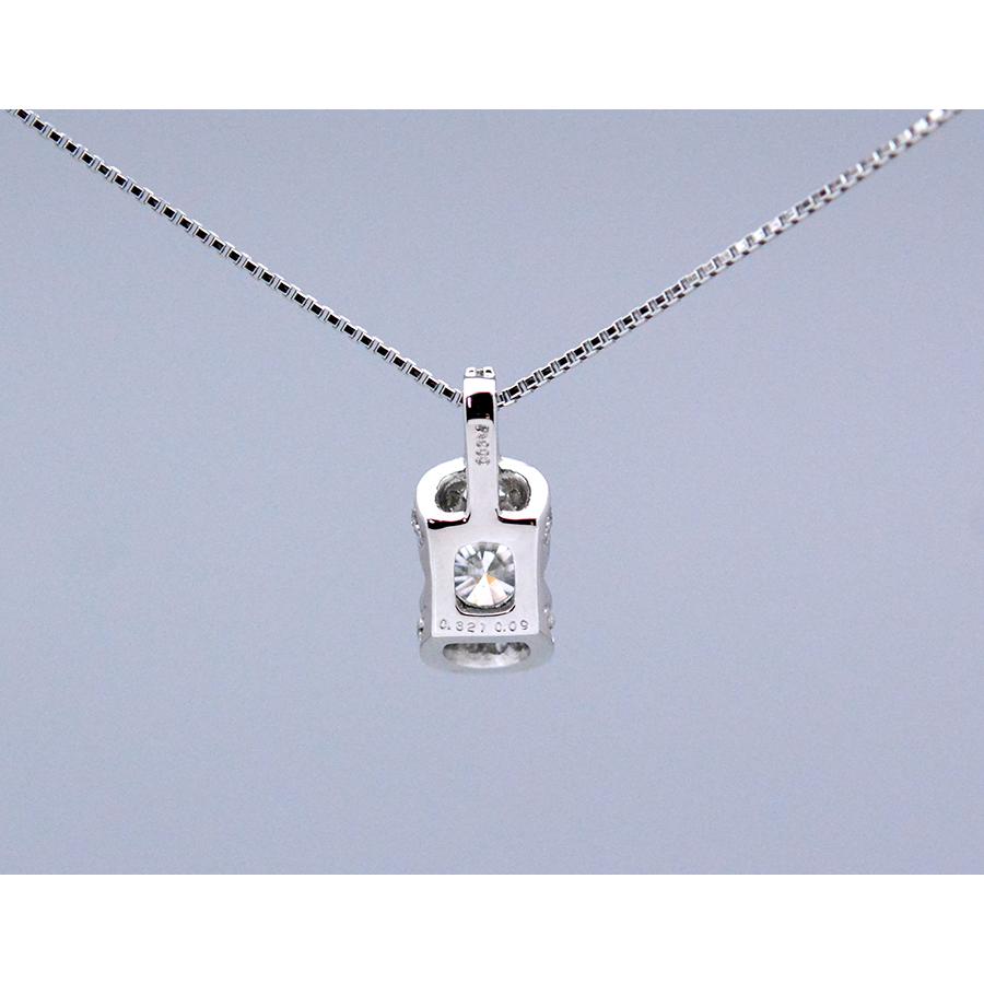 クラウンダイヤモンドダイヤモンドネックレス0.3カラットプラチナ