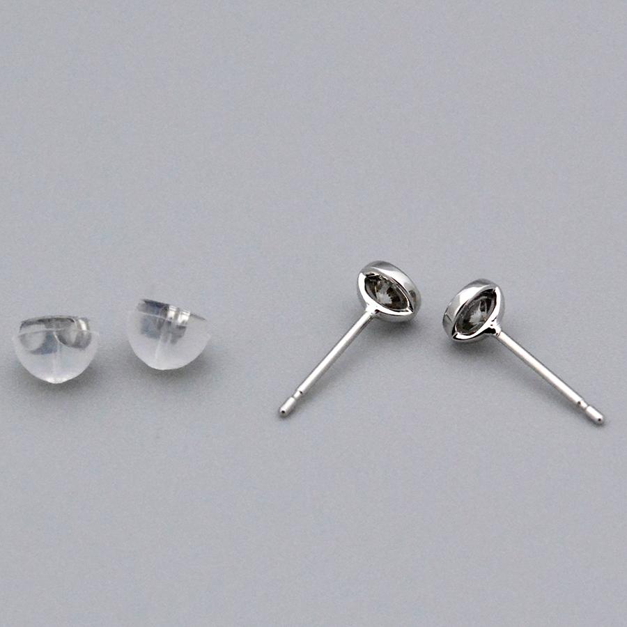 ドーナツセット スタッドピアスダイヤモンド0.30ct  Pt900プラチナK18YGイエローゴールドの画像