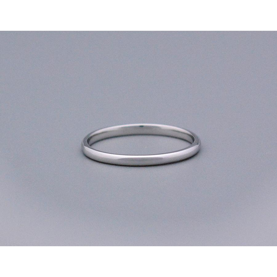 KOUMARUリングハードプラチナpt950K18製作甲丸2mmマリッジリング