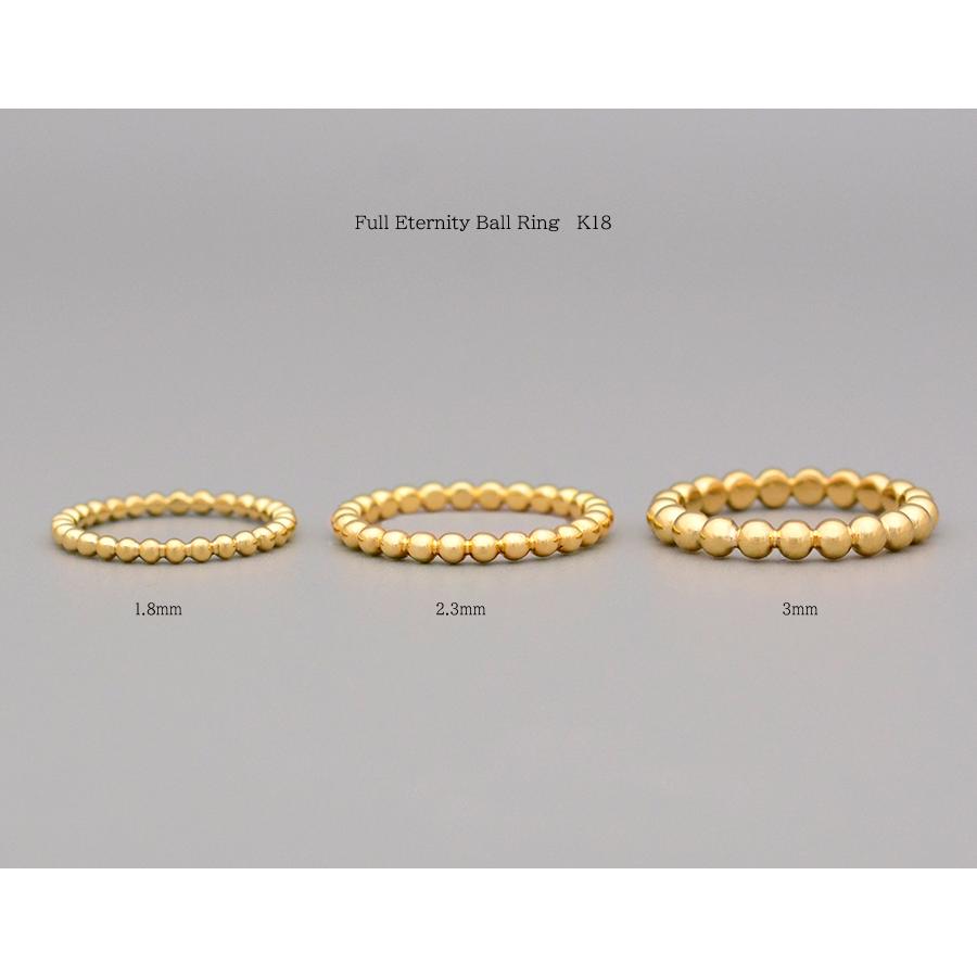 CASHO】 2.3㎜ボールフルエタニティリング 【公式通販】
