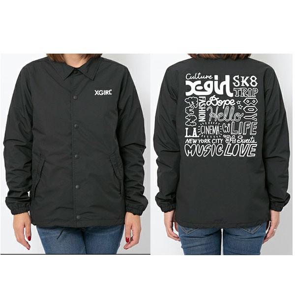X Girl エックスガール コーチジャケット Spring Coach Jacket Brayz 通販 Yahoo ショッピング