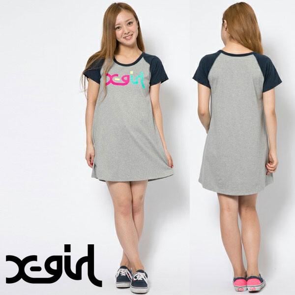 X-girl　パーカー エックスガール Tシャツ ワンピース 05151903