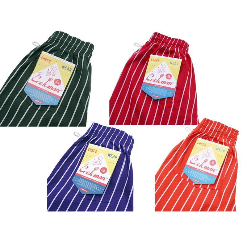 Cookman クックマン Chef Pants シェフパンツ ユニセックス カジュアル イージー ルーズ ワイド Stripe ストライプ | COOKMAN | 04