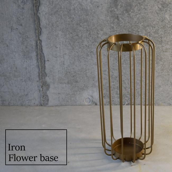 フラワーベース 花瓶 花器 アイアン ドライフラワー おしゃれ ゴールド アイアン花瓶 アイアン 高さ41cm ドライフラワースタンド 金 M Cl2 セレクトショップbr 通販 Yahoo ショッピング