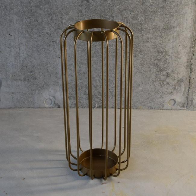 フラワーベース アイアン  花瓶 花器 ドライフラワー  おしゃれ ゴールド  アイアン花瓶 アイアン 高さ41cm ドライフラワースタンド 金 M |  | 01