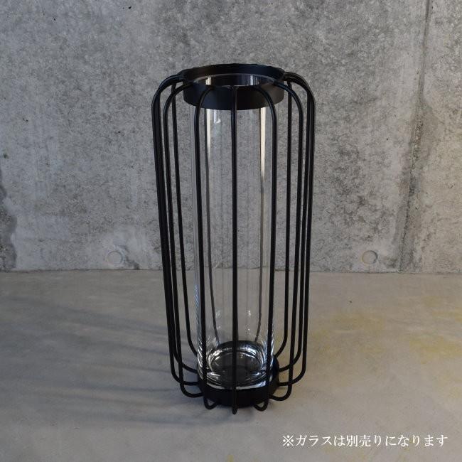 フラワーベース 花瓶 花器 アイアン ドライフラワー おしゃれ 黒 高さ41cm ブラック フラワースタンド M |  | 06