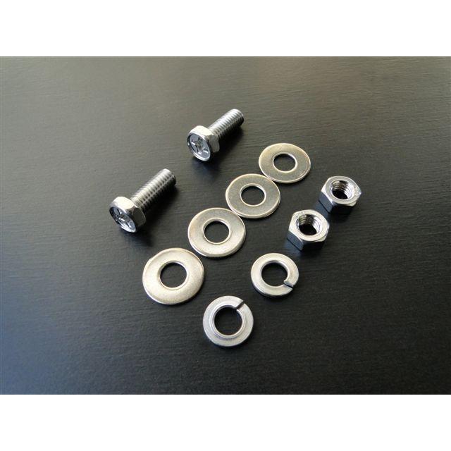 0082■ナンバープレート固定用ステンレスボルト(2本)六角ボルト | 