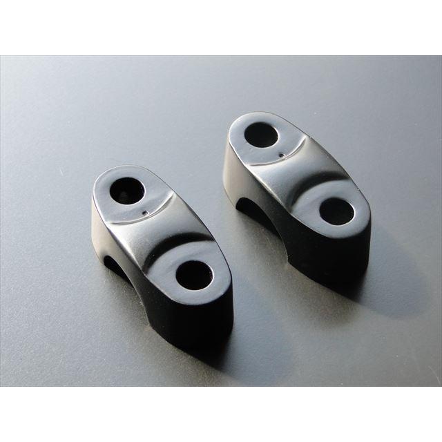 0097■CB400F/HAWK ハンドルホルダー(2個セット)黒色 ヨンフォア ホーク バブ | 