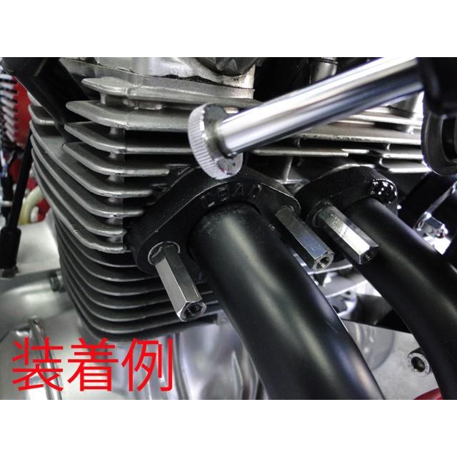 0749□マフラー取付用ステンレス製超ロングナット(8個) : 絶版バイク
