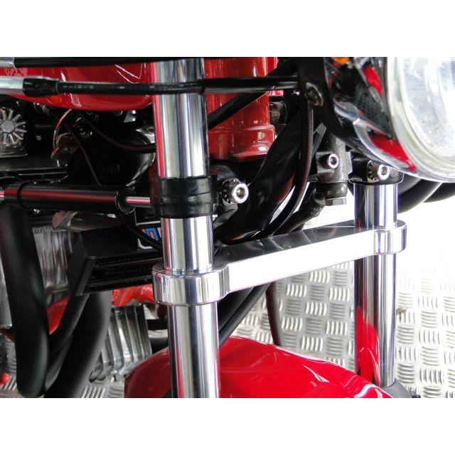 1431□CB400F アルミ削り出しスタビライザー(バフ掛け)※鏡面仕上げ 