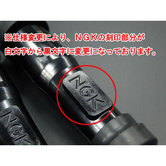 3180□CBX400F/CBX550F NGKプラグコードセット※ストレート形状 (黒色
