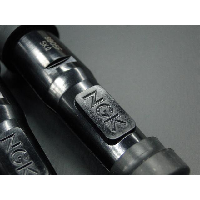 3182□CBX400F/CBX550F NGKプラグキャップ(4個)黒色 : 絶版バイク部品