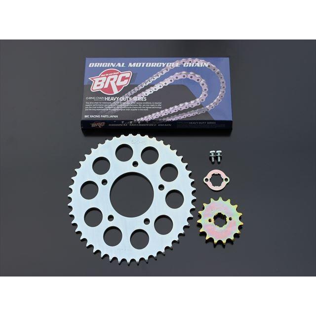 3464□CBX400F/CBX550F/CBR400F スチールスプロケ＆シルバーチェーン