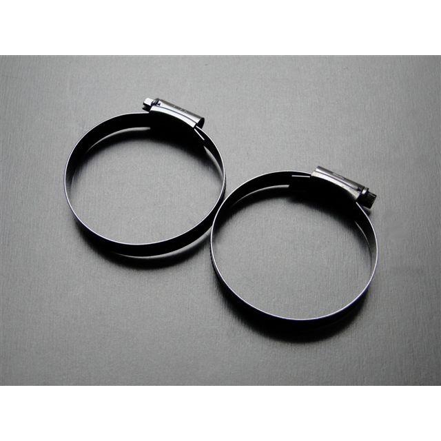 6011□GS400/GT380 FRPフロントフェンダー取付用バンド(黒色) サンパチ