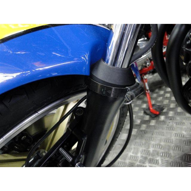 6011□GS400/GT380 FRPフロントフェンダー取付用バンド(黒色) サンパチ