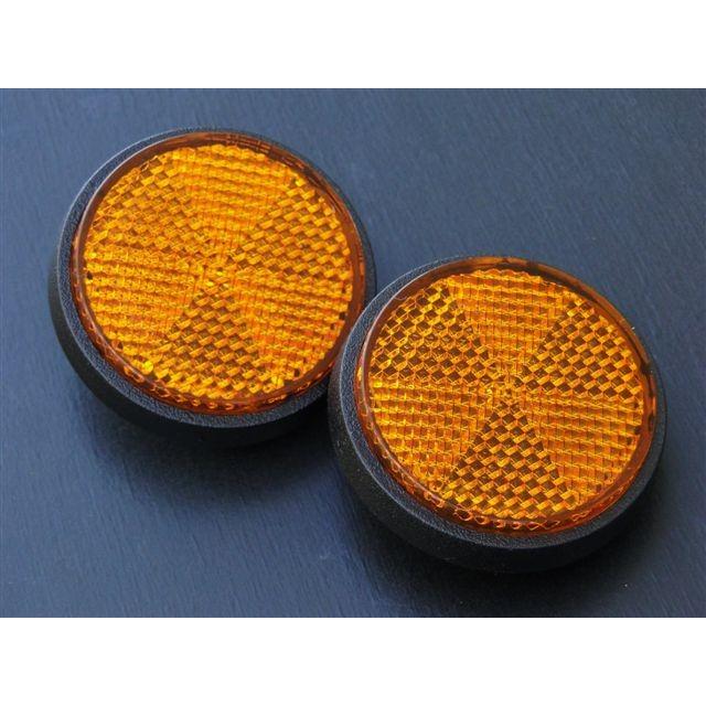 ゼファー７５０　サスペンション　２個セット　反射板オレンジ　Z2仕様 ゼファー750サスペンション2個セット反射板オレンジZ2仕様