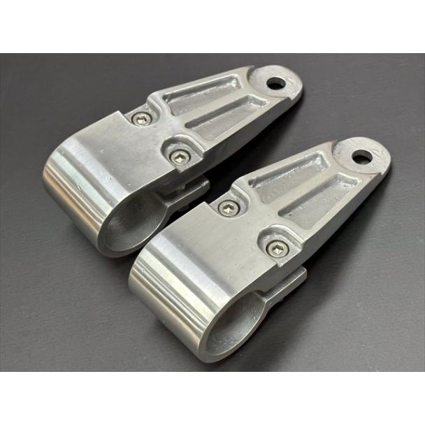 9101□Z400FX 砂型ヘッドライトステー左右セット(36Φ)バフ掛け 9101□Z400FX 砂型ヘッドライトステー左右セット(36Φ)バフ掛け