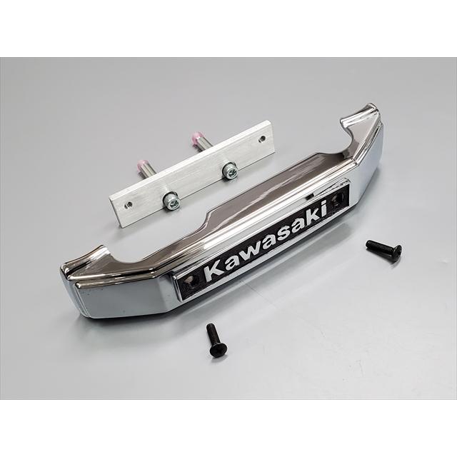 ぐりるページ 9321□Z400FX メッキフロントエンブレム(取付ステー付き) : 絶版バイク