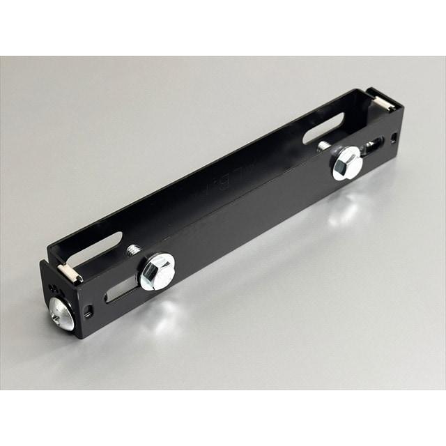 P019□パッソル ナンバープレート角度調整用ステー(黒色) : 絶版バイク
